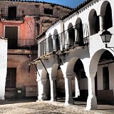1d cudowna architektura miasteczka Garrovillas de Alconetar